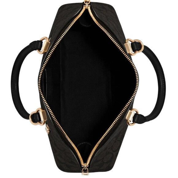 Coach Brown and Black Satchel - Picture 5 of 8